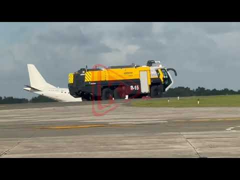 Avión de Sky High realiza aterrizaje de emergencia en el AILA