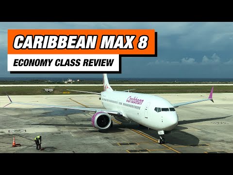 Caribbean Airlines 737 MAX 8 Economy Class Review | Trinidad to Curacao