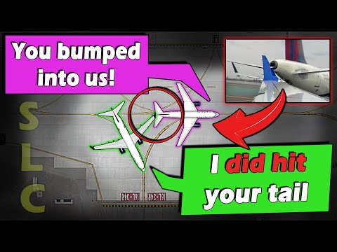 Delta Planes Collide on the Taxiway | &quot;I see damage to your wingtip&quot;