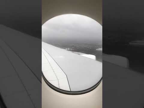 Etihad A380 A6-API crosswind landing 27L Heathrow