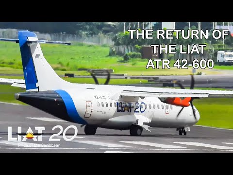 ✈ PLANESPOTTING Dominica || Ft. The Return of the ATR | Liat20 | ISLAND AVIATION 🇩🇲