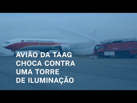 Avião da TAAG desliza no Aeroporto Francisco Sá Carneiro
