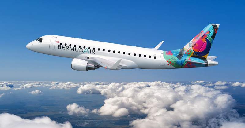 BermudAir Takes Delivery Of First Embraer E175 BermudAir Takes Delivery Of First Embraer E175